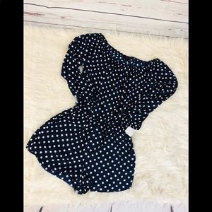 Shameless Pants - Polka Dot Romper Shameless Pants - Polka Dot Romper